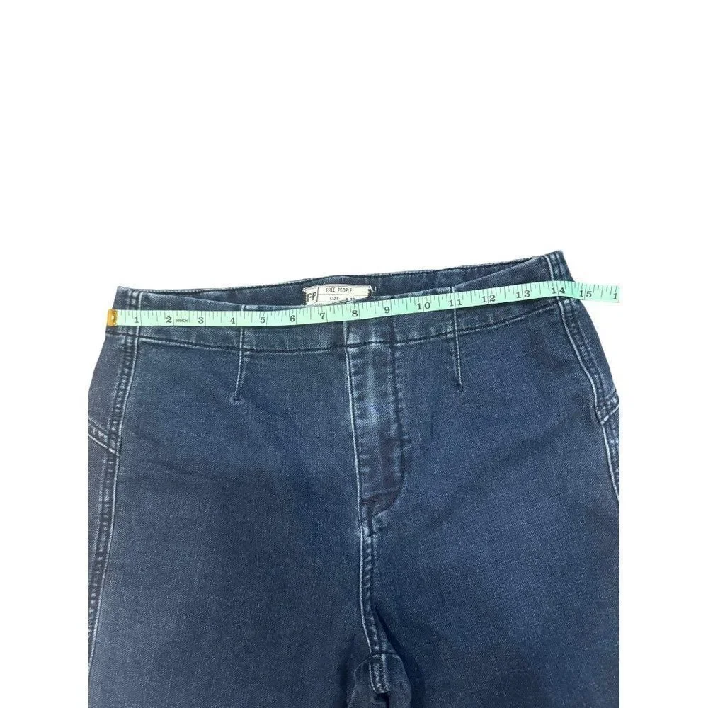 Free People Crop Stretch Comfy Jeans Sz 29 Women